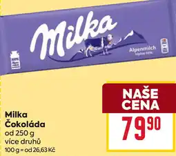 Billa Milka Čokoláda nabídka