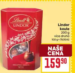 Billa Lindor koule nabídka