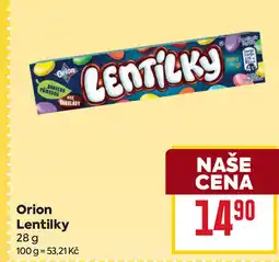 Billa Orion Lentilky nabídka