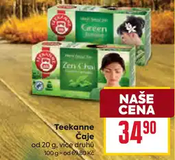 Billa Teekanne Čaje nabídka