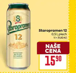 Billa Staropramen 12 nabídka