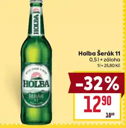 Billa Holba šerák 11 nabídka