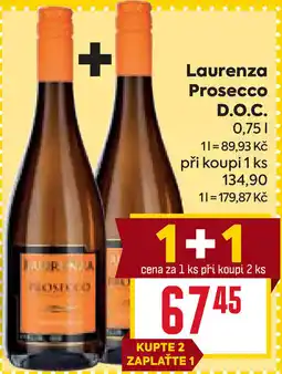 Billa Laurenza Prosecco D.O.C. nabídka
