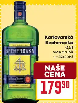 Billa Karlovarská Becherovka nabídka