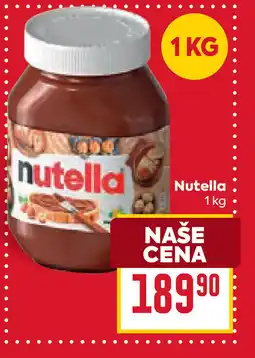 Billa Nutella nabídka