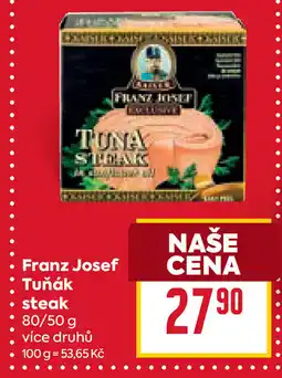 Billa Franz Josef Tuňák steak nabídka