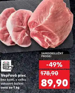 Kaufland Vepřová plec nabídka
