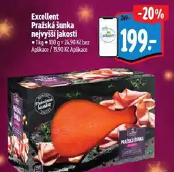 Albert Excellent Pražská šunka nejvyšší jakosti nabídka