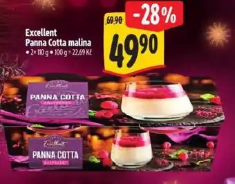 Excellent Panna Cotta malina
