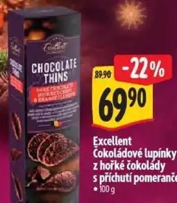 Albert Excellent Čokoládové lupínky z hořké čokolády s příchutí pomeranče nabídka