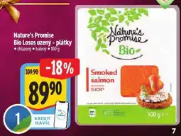 Albert Nature's Promise Bio Losos uzený - plátky nabídka