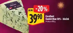 Albert Excellent Danish Blue 50% - bloček nabídka