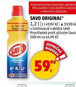 Penny Market SAVO DEZINFORCE, 1,2 l nabídka