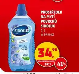 Penny Market PROSTŘEDEK NA MYTÍ POVRCHŮ SIDOLUX, 1 l nabídka