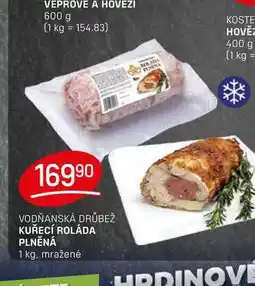 Flop KUŘECÍ ROLÁDA PLNĚNÁ 1 kg, mražené nabídka