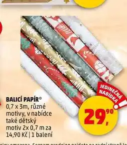 Penny Market BALICÍ PAPÍR, 1 balení nabídka