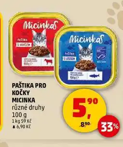 Penny Market PAŠTIKA PRO KOČKY MICINKA, 100 g nabídka