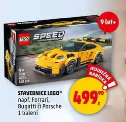 Penny Market STAVEBNICE LEGO Ferrari, Bugatti či Porsche, 1 balení nabídka