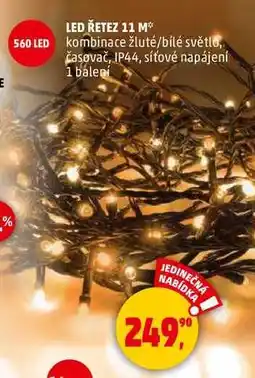 Penny Market E LED ŘETEZ 11 M, 1 balení nabídka