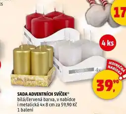 Penny Market SADA ADVENTNÍCH SVÍČEK, 1 balení nabídka