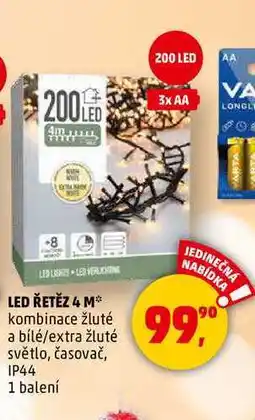 Penny Market LED ŘETĚZ 4 M, 1 balení nabídka