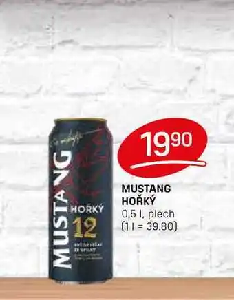 MUSTANG HOŘKÝ 12 0,5l, plech