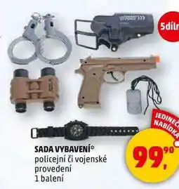 Penny Market SADA VYBAVENÍ policejní či vojenské provedení, 1 balení nabídka