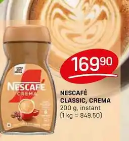 Flop NESCAFÉ CLASSIC, CREMA 200 g, instant nabídka