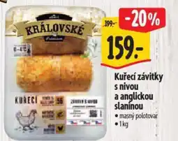 Albert Kuřecí závitky s nivou a anglickou slaninou nabídka