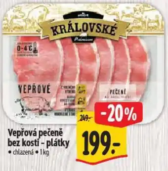 Albert Vepřová pečeně bez kostí-plátky nabídka