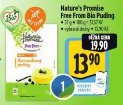 Albert Nature's Promise Free From Bio Puding nabídka