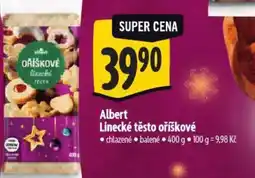 Albert Albert Linecké těsto oříškové nabídka