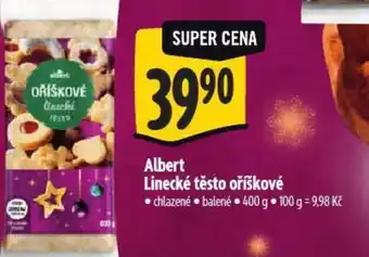 Albert Albert Linecké těsto oříškové nabídka