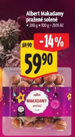 Albert Albert Makadamy pražené solené nabídka