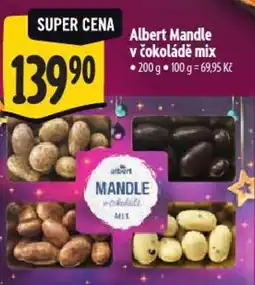 Albert Albert Mandle v čokoládě mix nabídka
