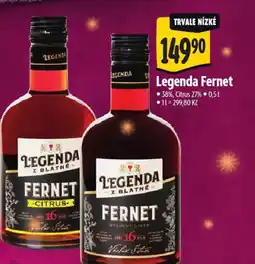 Albert Legenda Fernet nabídka
