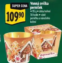 Albert Vonná svíčka perníček nabídka
