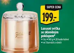 Albert Luxusní svíčka se skleněným poklopem nabídka