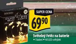 Albert Světelný řetěz na baterie nabídka