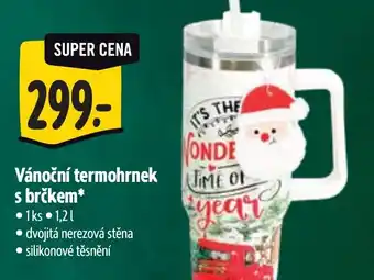 Albert Vánoční termohrnek s brčkem nabídka