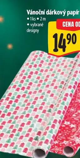 Albert Vánoční dárkový papír nabídka