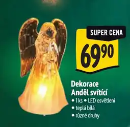 Albert Dekorace Anděl svítící nabídka