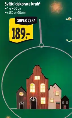 Albert Svítící dekorace kruh nabídka
