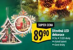 Albert Dřevěná LED dekorace nabídka