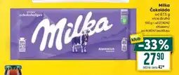 Billa Milka Čokoláda nabídka