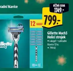 Albert Gillette Mach3 holicí strojek nabídka