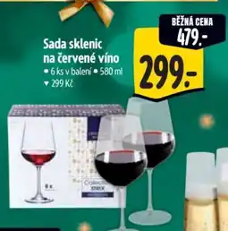 Albert Sada sklenic na červené víno nabídka