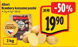Albert Albert Brambory konzumní pozdní nabídka
