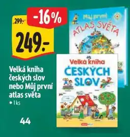 Albert Velká kniha českých slov nebo Můj první atlas světa nabídka