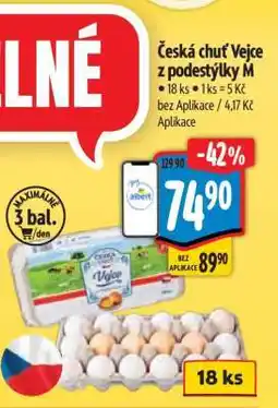 Albert Česká chuť Vejce z podestýlky M nabídka